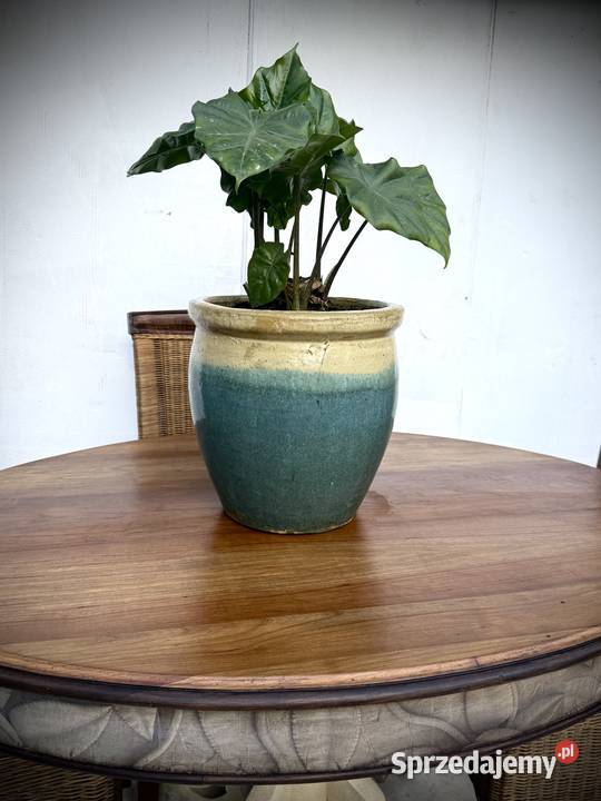 Zestaw stół 4 krzesła rattanowe vintage shabby Przeworsk sprzedam