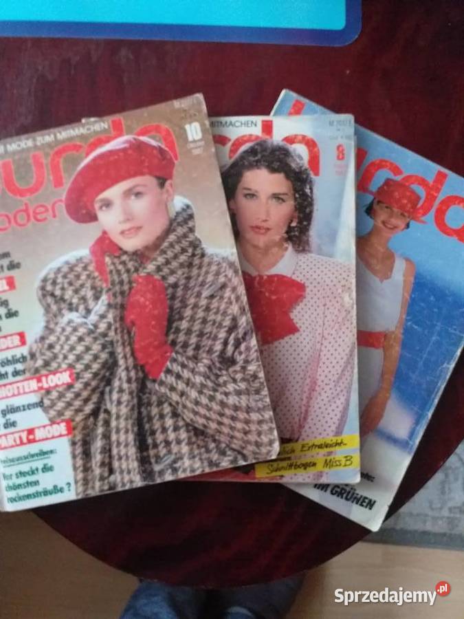 Burda moden wersja niemiecka 1987 r 3 nry Pozostałe Tychy
