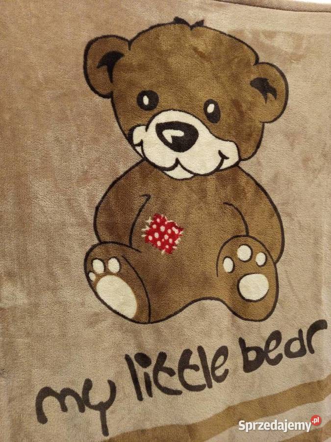 Miękki Koc Polarowy My Little Bear sprzedam