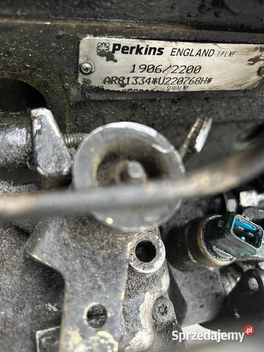 Silnik 4 Perkins z ładowarki Manitou na części Wolbrom