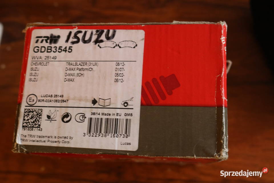 Klocki hamulcowe Nissan pickup Gorzów Wielkopolski