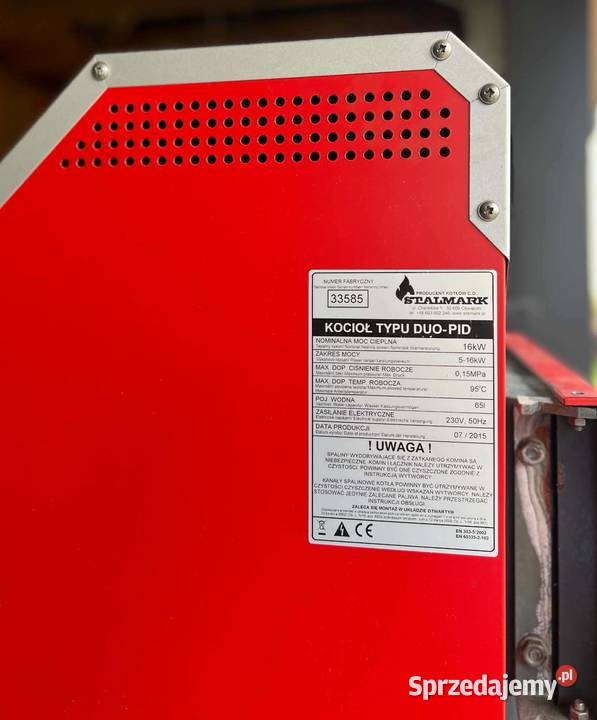 Piec kocioł eko groszek Stalmark 16 kW pomorskie Mrzezino sprzedam