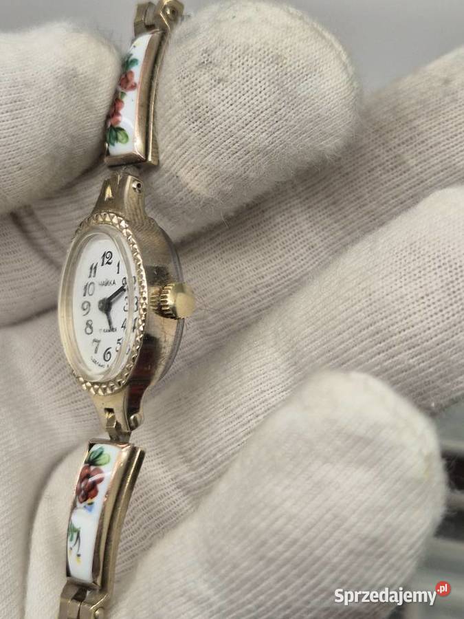 Pozłacany zegarek koktajlowy CzajkaChaika Chorzów sprzedam