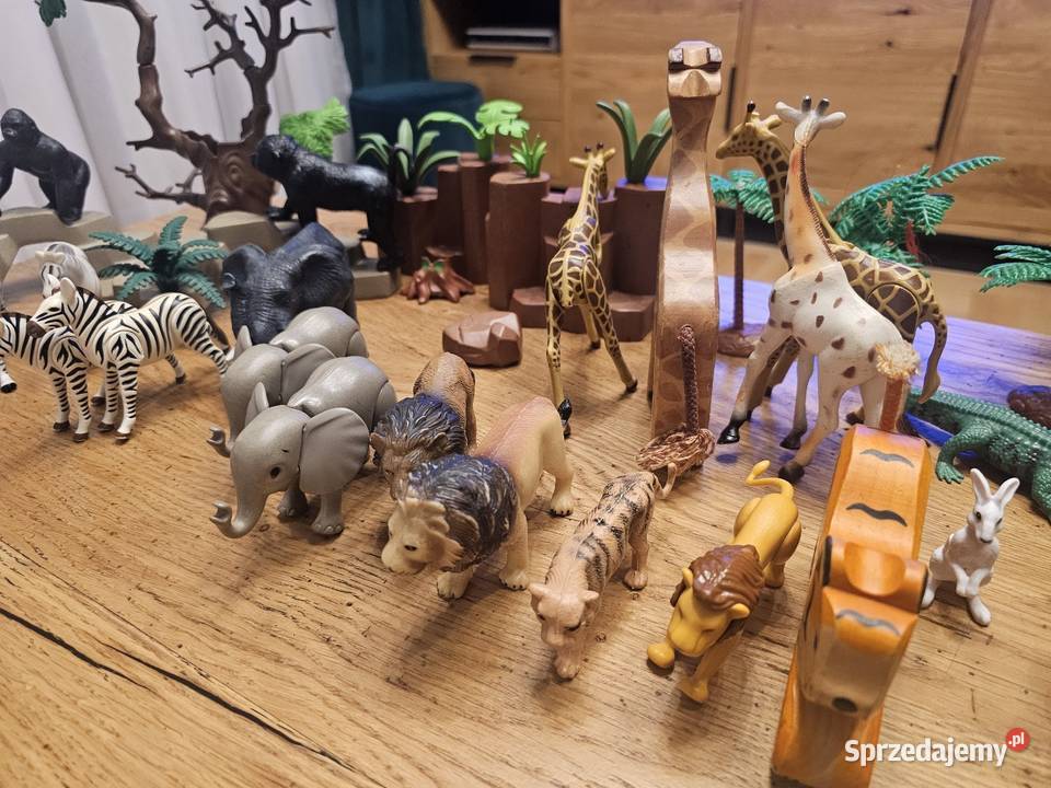 Zestaw Figurek Zwierząt roslin ZOO Safari Farma Figurki Rzeszów