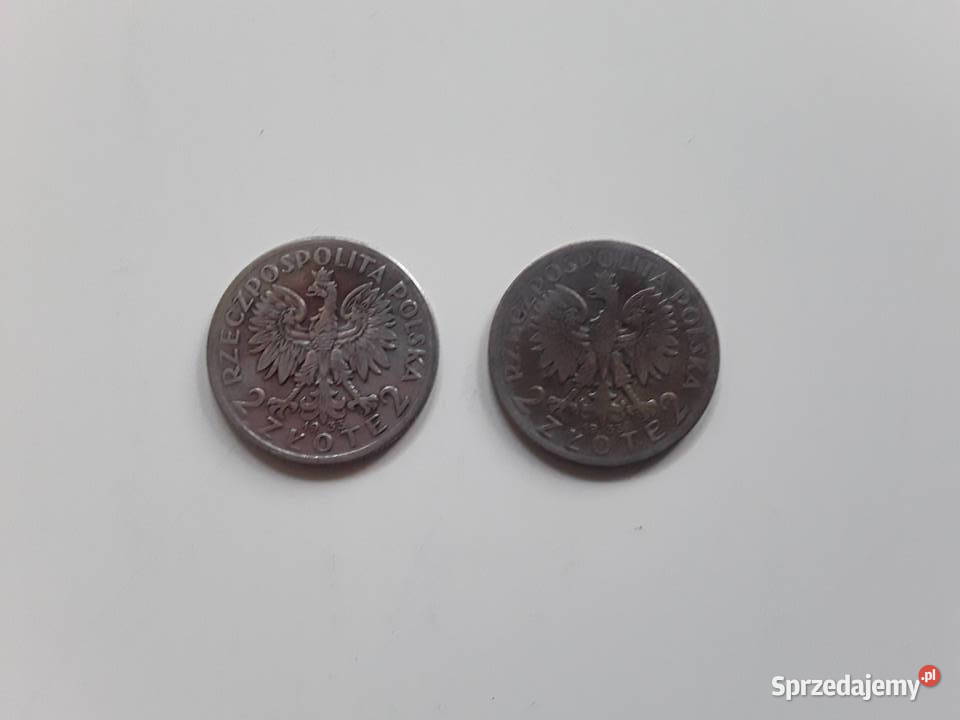 Monety srebrne 2 z 1933 i 1934 r srebro Antykwariat