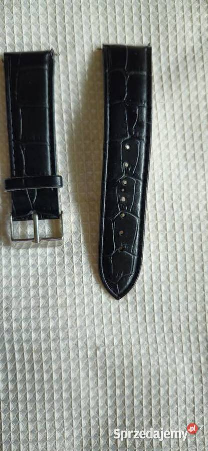 Pasek Armani 22mm do zegarka emporio czarny Konstancin-Jeziorna