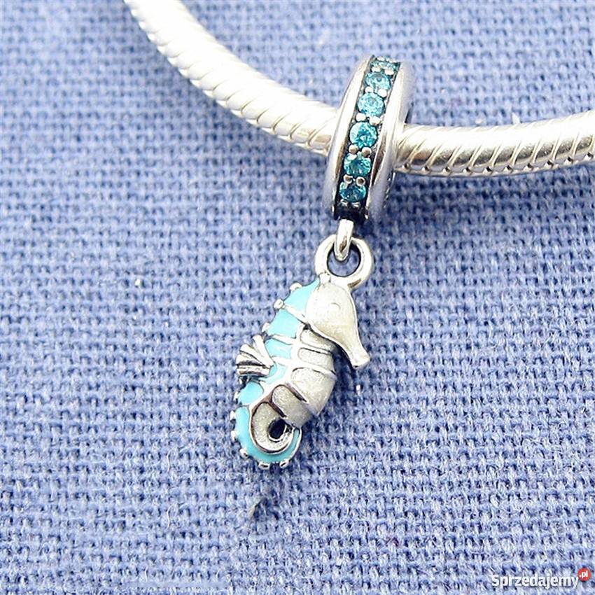 Pandora Charm koralik zawieszka konik morski srebrne Pozostałe Warszawa sprzedam