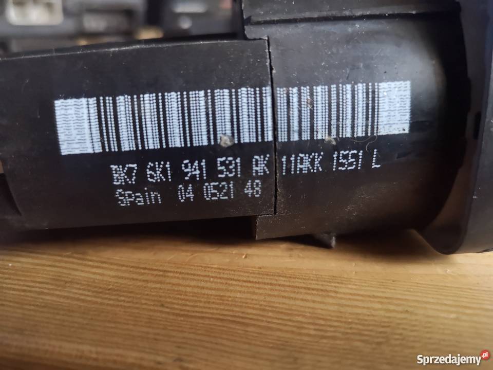 Włącznik świateł SEAT IBIZA 2 BK7 6K1 941 531 AK Margonin