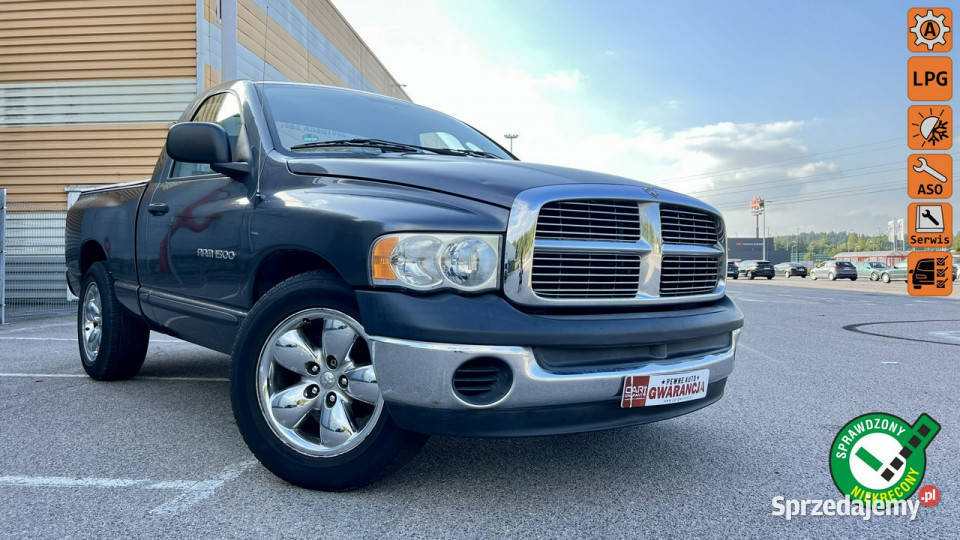 Dodge RAM 1500 4.7 +gaz Magnum klima podgrzewane fotele 3 os. Ładny zadban…