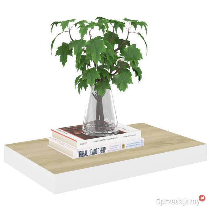 dębowobiałe 40 x 235 x 38 MDFSKU326572 Półki