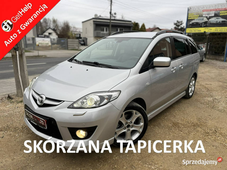 Mazda 5 20 1WŁ Elektryczne drzwi Xenon Skóry Częstochowa