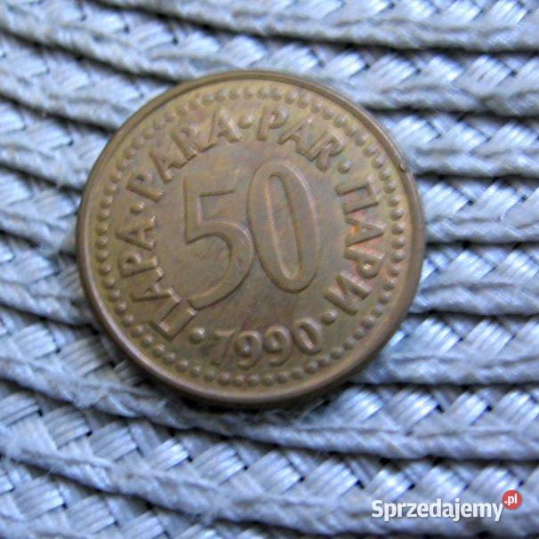Jugosławia 50 Para 1990r Kalisz sprzedam