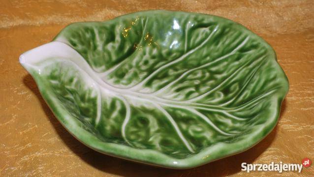 Śliczna dekoracyjna miseczka liść sałaty Inowrocław sprzedam