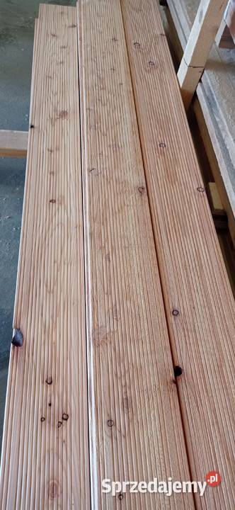 Deska tarasowa 25x145 modrzew europejski klasa lubuskie Zielona Góra