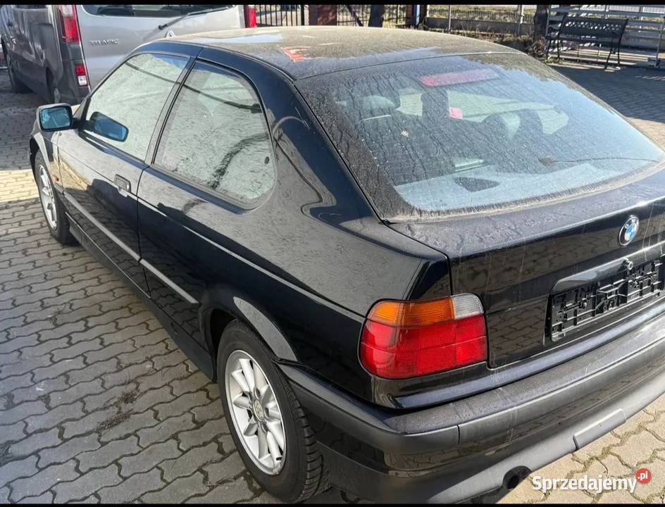 Bmw e36 coupe compact sedan cześći cosmoschwarz Słupca