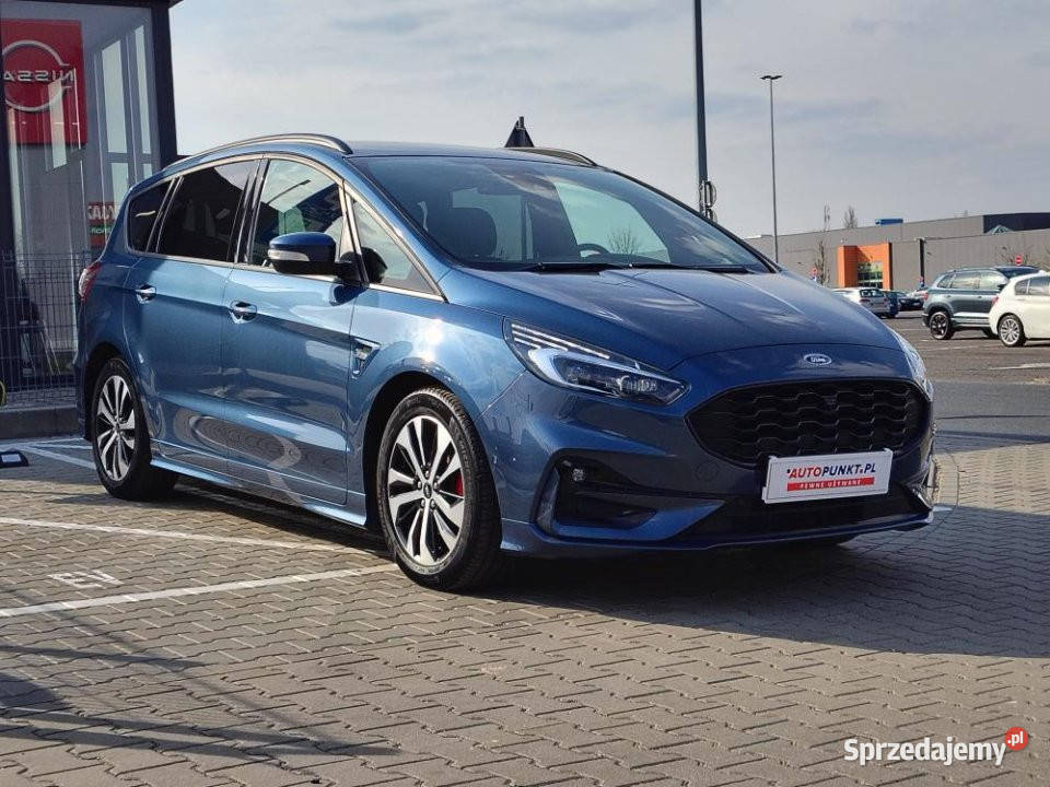 FORD S 2022r Alcantara Automat BLIS Kamera FV23 diesel Poznań