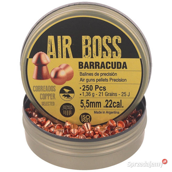 Śrut Apolo Air Boss Barracuda Copper 552 mm 250 Sporty strzeleckie i myślistwo