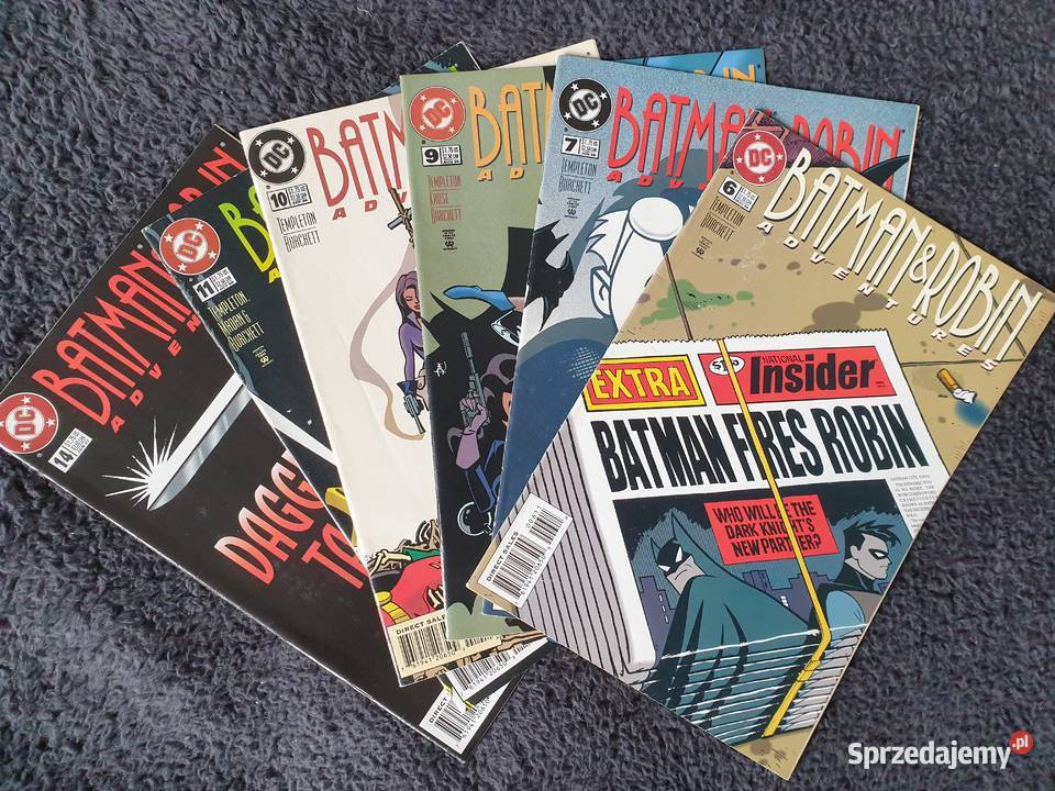 Batman Robin Adventures zestaw 6 komiksów pomorskie Gdynia