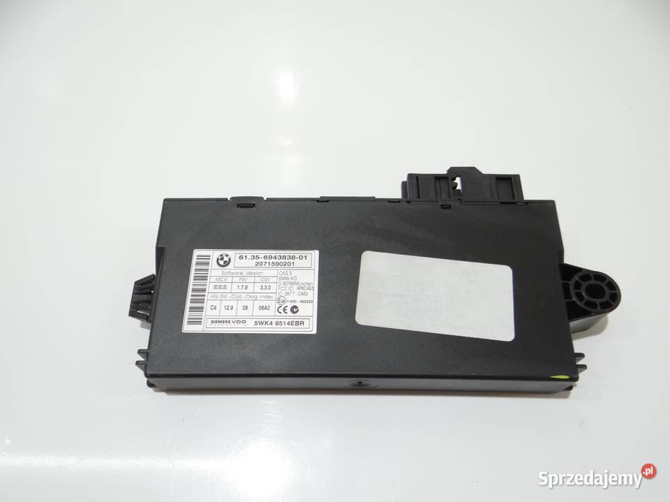 MODUŁ STEROWNIK CAS BMW X5 E70 6943838 Strzyżewice