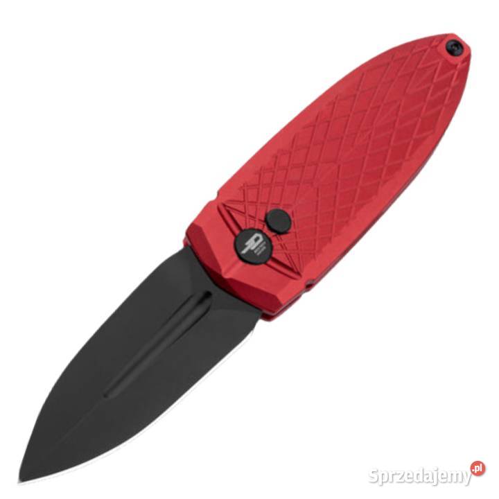 Nóż składany Bestech QUQU Red Aluminium Black Turystyka Warszawa