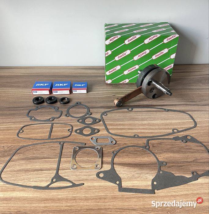 NOWY KOMPLETNY WAŁ KORBOWY DUELLS ŁOŻYSKA Bielsko-Biała