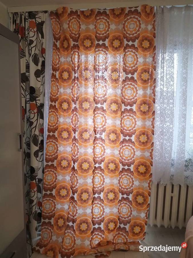 Materiał zasłonowy z czasów PRLu