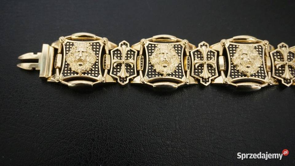 Złota Niespotykana Super Bransoleta 178G mazowieckie Warszawa