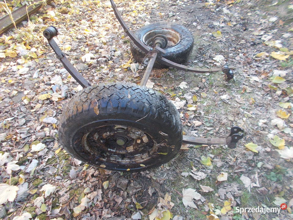 OS do przyczepki mocna solidna resory kola