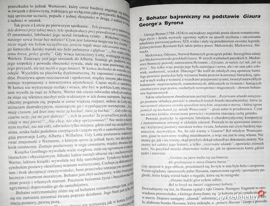 Wypracowania 2 Oświecenie Romantyzm Liceum miękka sprzedam