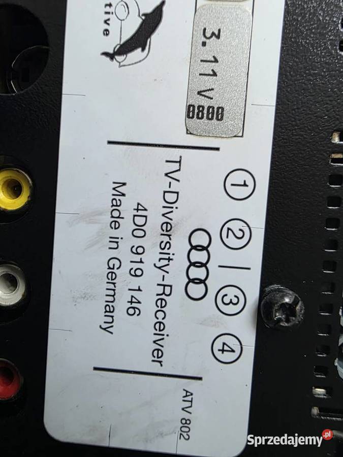 TUNER TV AUDI A8 D2 4D0919146 Części samochodowe sprzedam