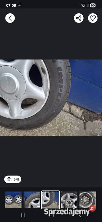 Koła do peugeot 106 śląskie Dąbrowa Górnicza