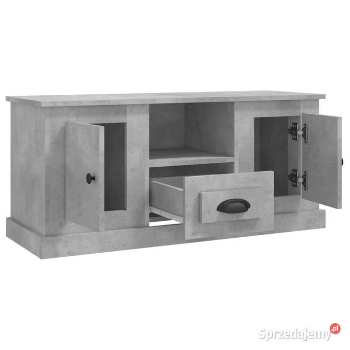 Szafka pod TV szarość betonu 100x355x45 WM816460 Warszawa sprzedam