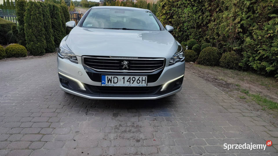 Peugeot 508 zadbany krajowy serwis ASO faktura benzyna Łochowo
