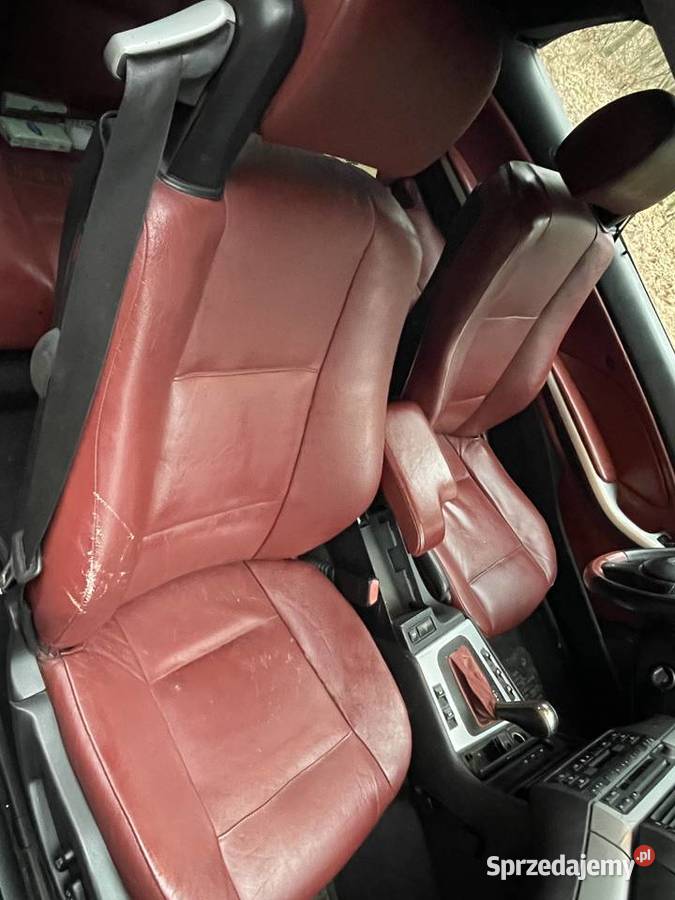 Fotele e46 cabrio czerwone skóry Opole Lubelskie sprzedam