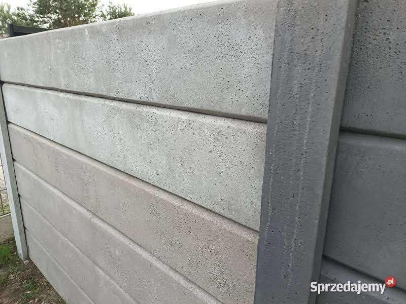 Ogrodzenie betonowe Płyta betonowa 25200 Elementy betonowe Brończany sprzedam