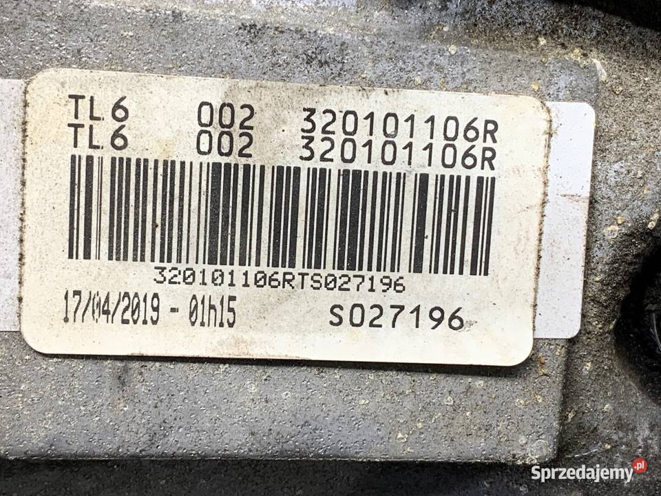 SKRZYNIA BIEGÓW RENAULT MEGANE IV TL6002 15 116