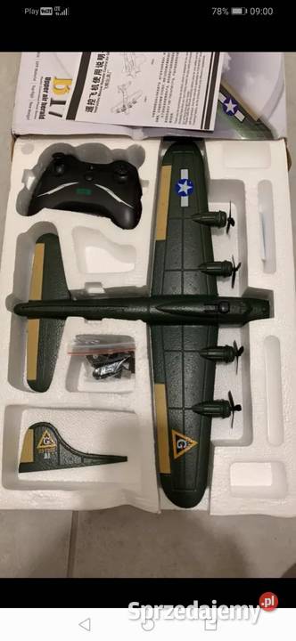 Rc rtf B 17 model samolotu gotowy do lotu śląskie Tarnowskie Góry
