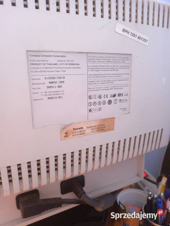 Monitor CRT 17 compaq CRT Monitory i projektory Gorzyce