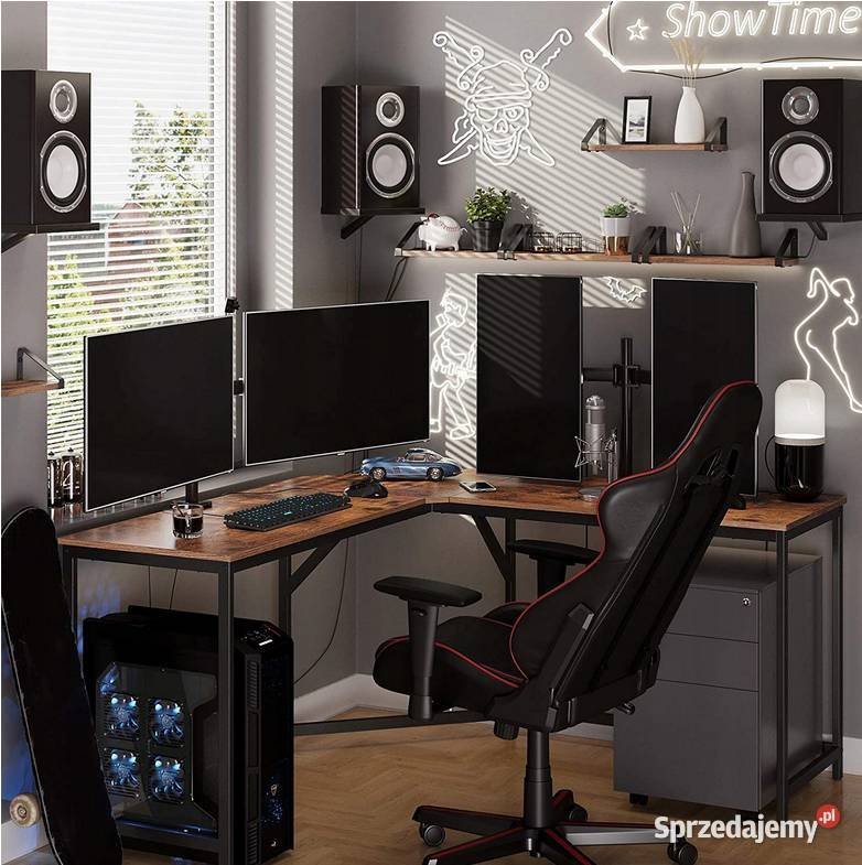 Biurko INDUSTRIALNE Rustykalne narożne DUŻE podlaskie Choroszcz