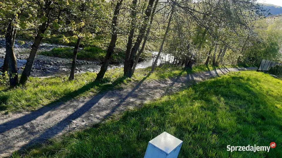 Działka rekreacyjna rzeką Porąbka łącznie 29 ar sprzedam