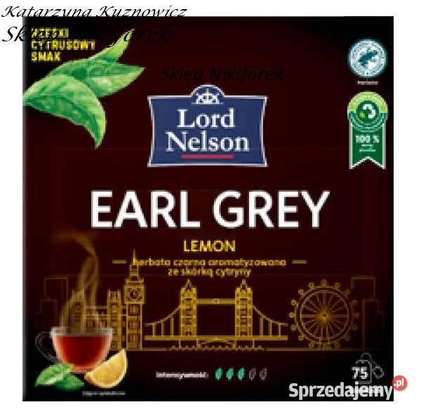 Herbata Lord Nelson earl grey ze skórką cytryny Stare Miasto