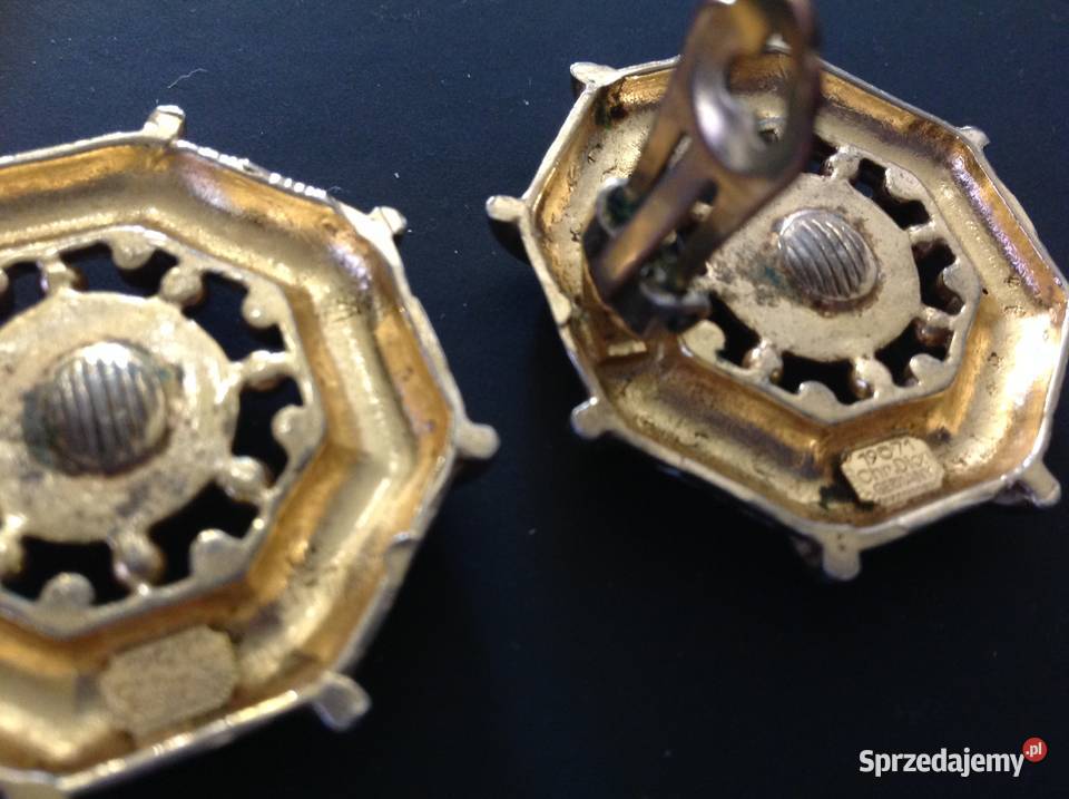 Vintage Klipsy do Uszu Damskie Christian Dior Nowa Sól