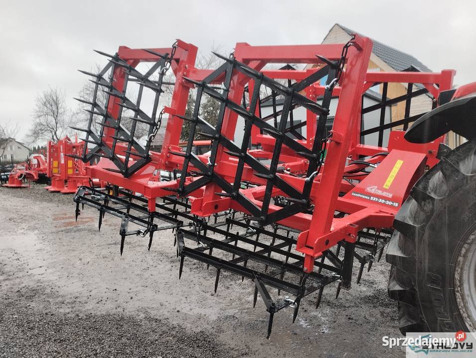 Brona zębowa ciężka 10 polowa hydraulicznie Pozostałe Barchaczów
