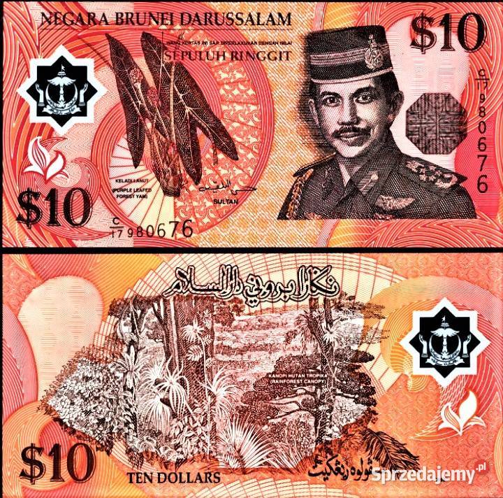 BRUNEI 199615 i 10polimery UNC wysyłka Człuchów