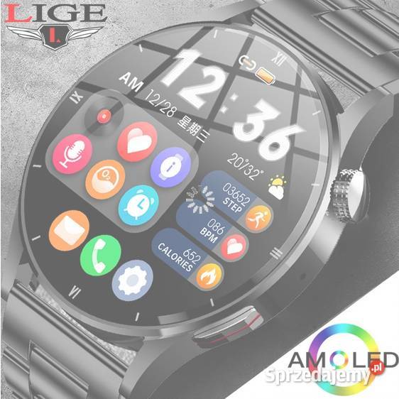 Smart Watch LIGE AMOLED zachodniopomorskie Mierzyn