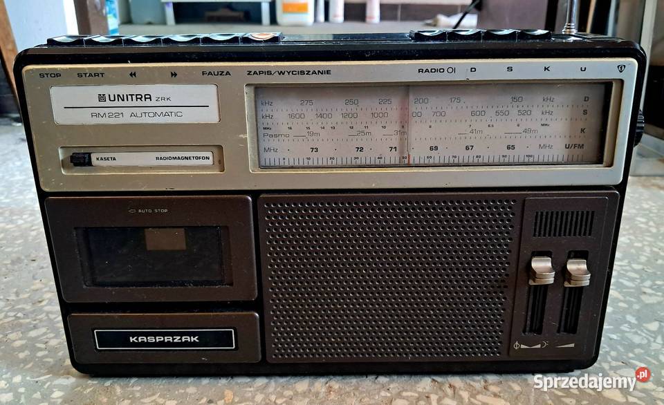 Radiomagnetofon UNITRA ZRK Kasprzak RM 221