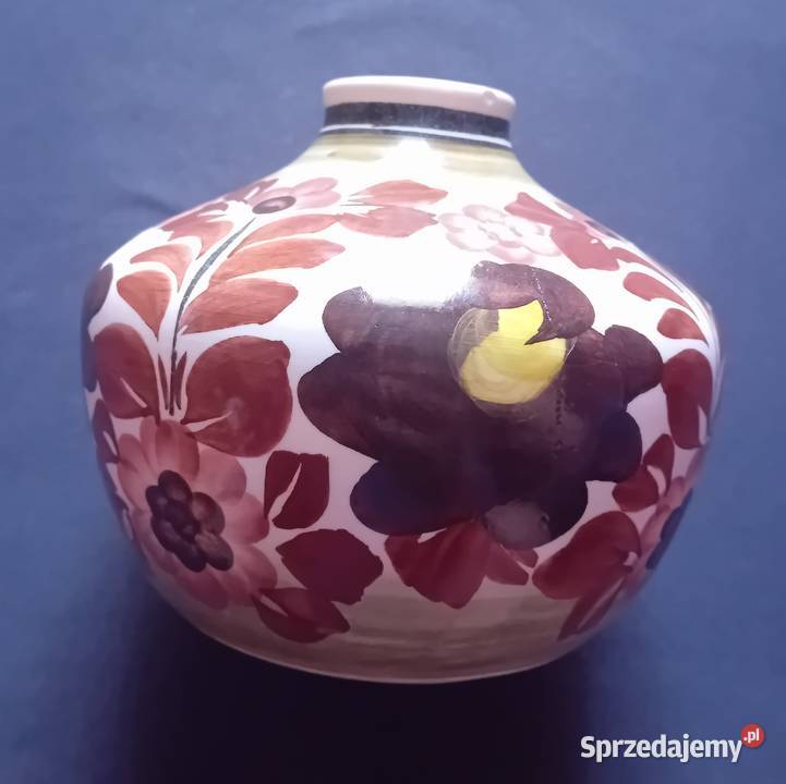 Wazon fajansowy ręcznie malowany ZF Koło Model