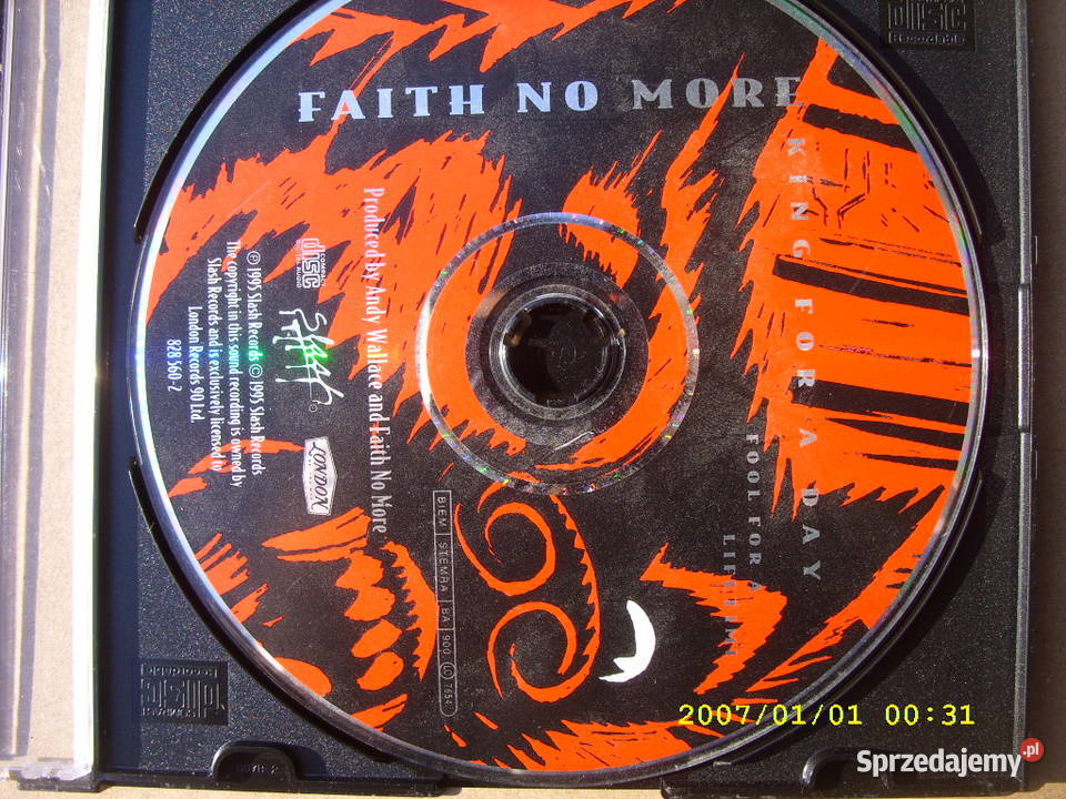 Rock FAITH NO MOREKING FOR A DAYSLASH REC Wołów sprzedam
