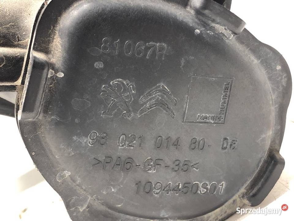 KOLEKTOR SSĄCY CITROEN C3 PICASSO 9802101480 12 sprzedam