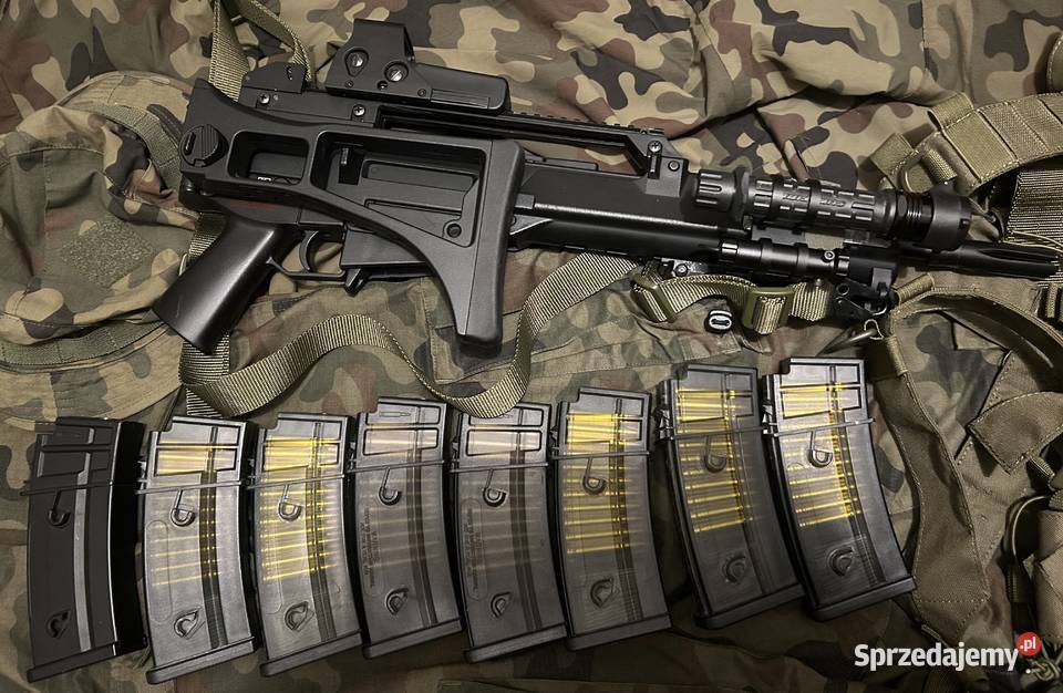 Karabin ASG pistolet maszynowy AEG g36k g36c Sporty strzeleckie i myślistwo mazowieckie Płock